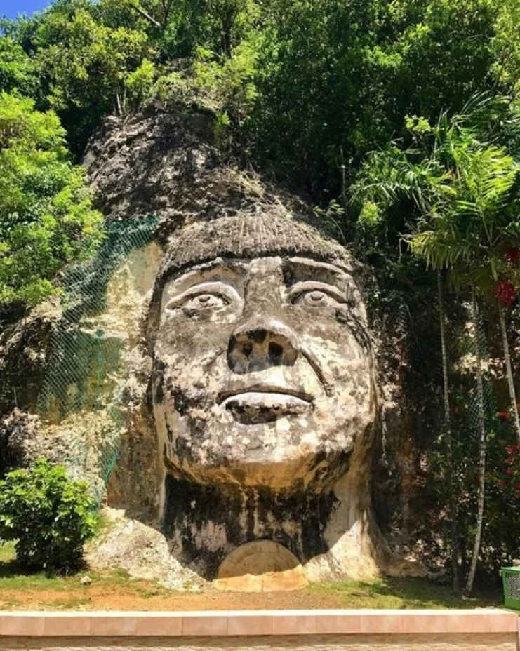 La Cara del Indio landmark near Isabela